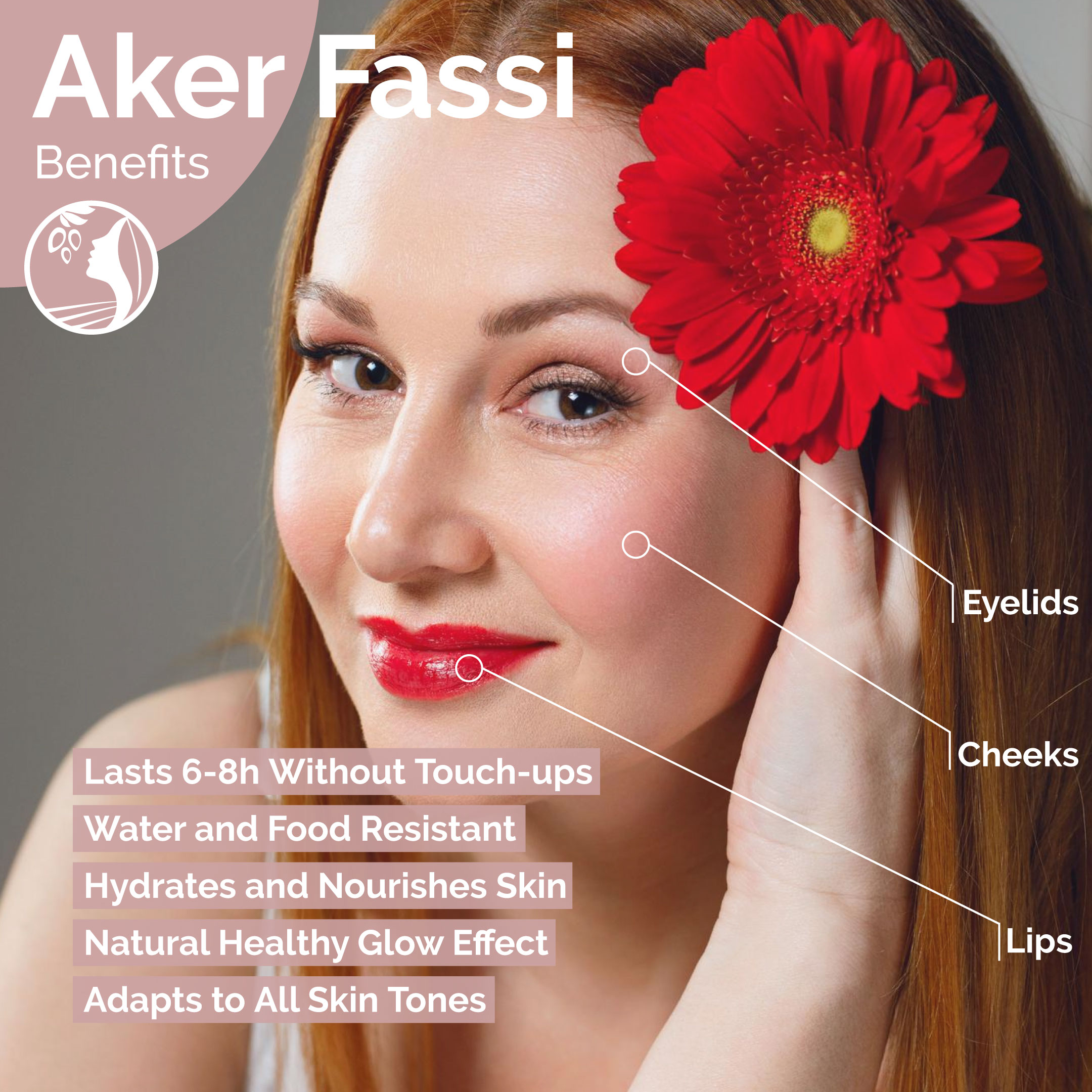 Aker Fassi blush by Fatima's Garden