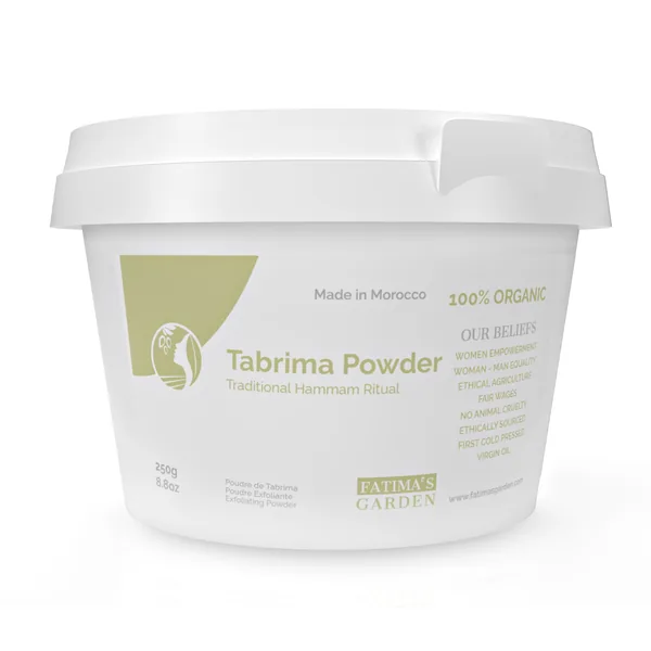 Tub of Fatima's Garden tabrima exfoliating powder